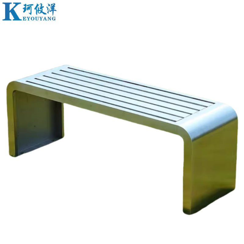 珂攸洋不锈钢长椅2200*400*450mm张高清大图