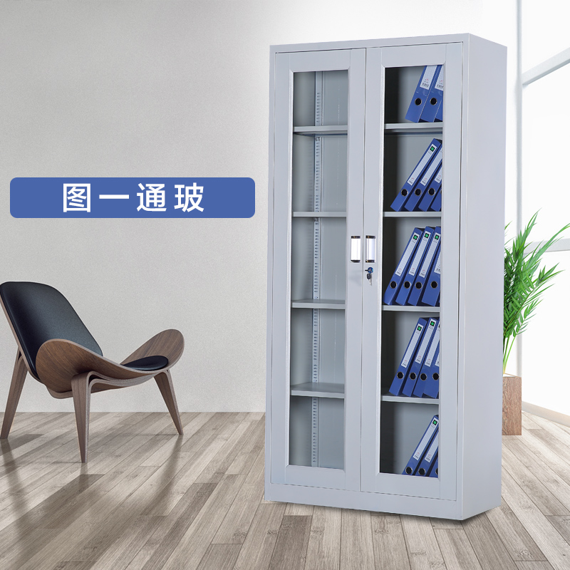 豫亨 办公家具铁皮柜文件柜更衣柜档案柜办公室资料柜其他金属办公柜类带锁家用储物阳台柜 通玻器械