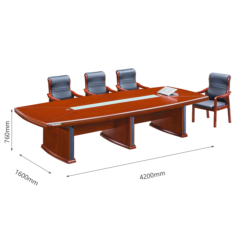 臻远 ZY051347办公家具会议桌接待洽谈桌会议台桌 4.2米高清大图