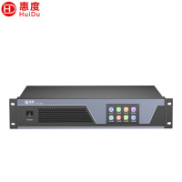 ‪惠度（HuiDu）YH-580专业有线手拉手会议话筒数字控制讨论型会议麦克风大型工程安装会议室方管话筒主机