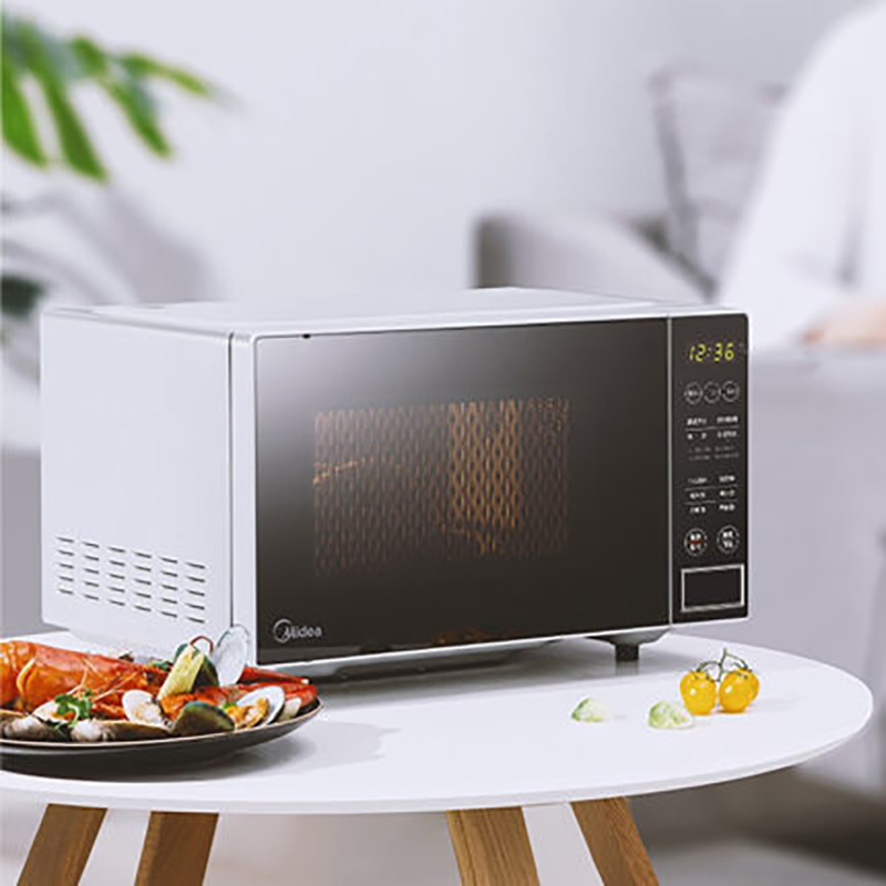 美的(Midea)微波炉 PM2003 微波炉家用杀菌除味智能变频微电脑操控21升