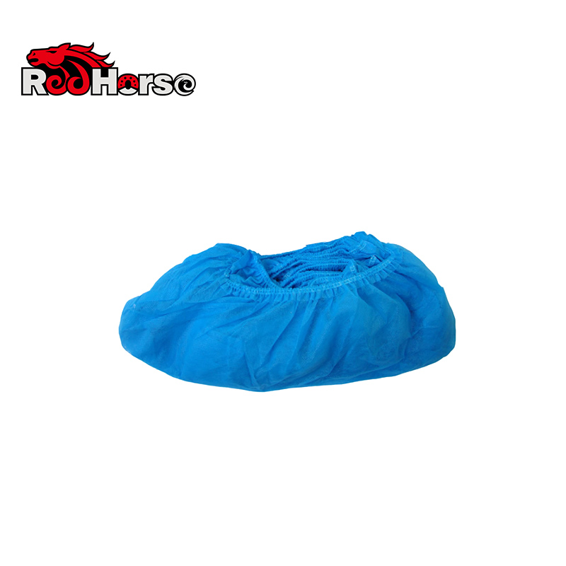 雷马一次性加厚防尘透气室内脚套耐磨防滑无纺布鞋套500g (100只/50双)包高清大图