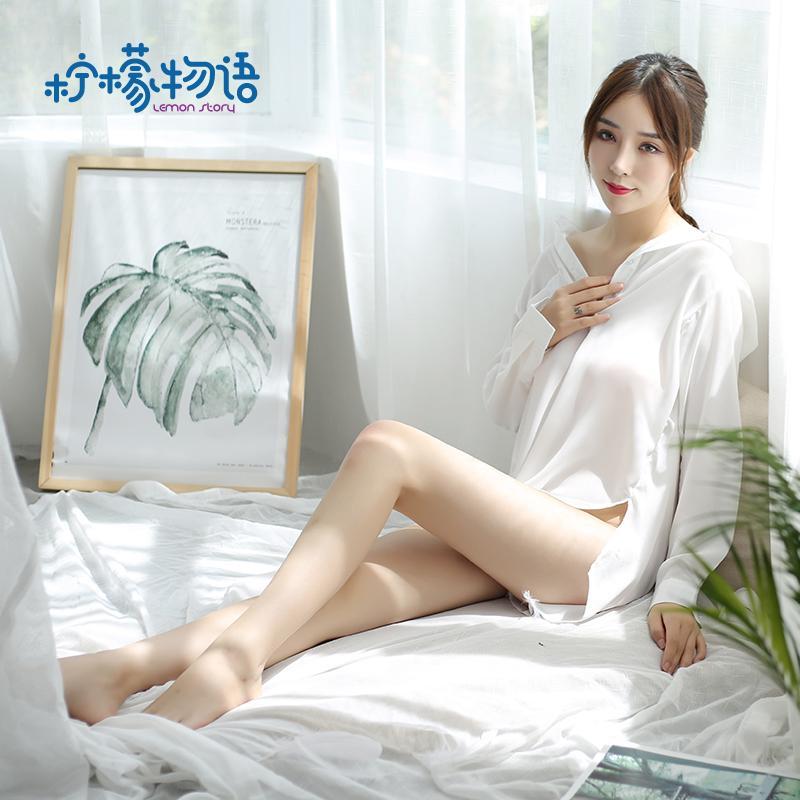 情趣内衣女极度性感OL职业秘书装夜店小胸制服大码透视激情白衬衫