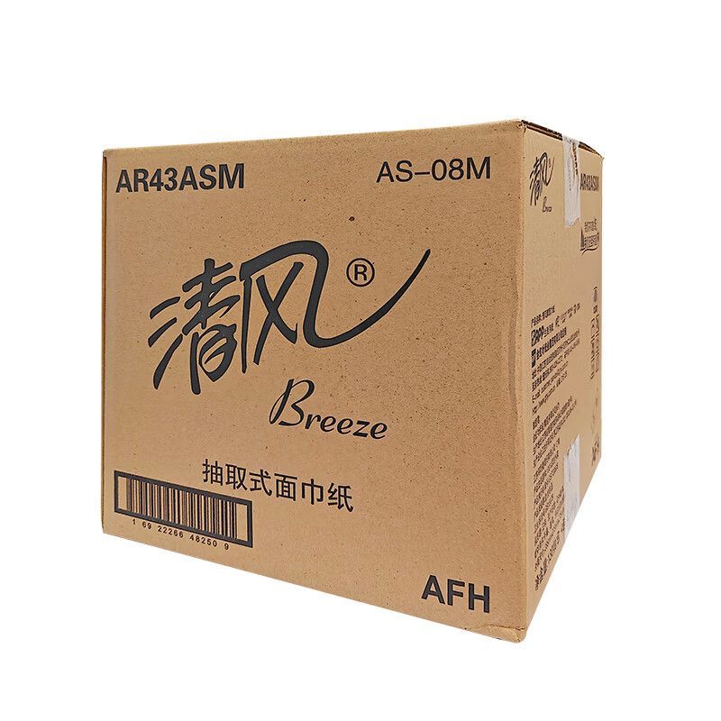 清风 抽纸3层130抽 4包/提AS-08