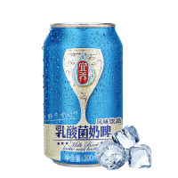 宜养 乳酸菌奶啤发酵型风味饮品 300ml*6罐 盒装原味酸奶啤酒饮品