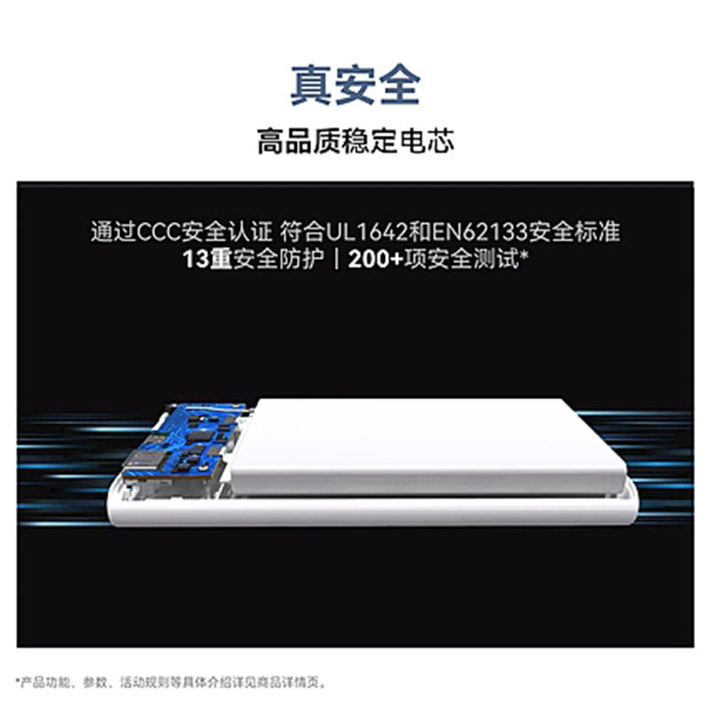 华为(HUAWEI)多协议超级快充移动电源10000mAh(Max 22.5W SE) 白色 [此产品10件以上起拍]高清大图