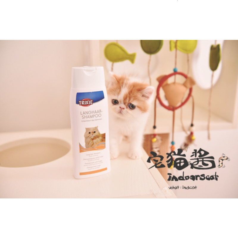 德国特瑞仕长毛猫专用沐浴露洗毛液香波浴液250ml推广