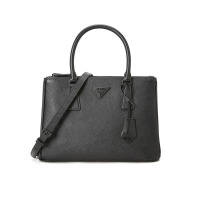 预订 PRADA 普拉达 GALLERIA 通勤手拎包 单肩包 手提包 斜挎包小号 三角LOGO标十字纹皮1BA863
