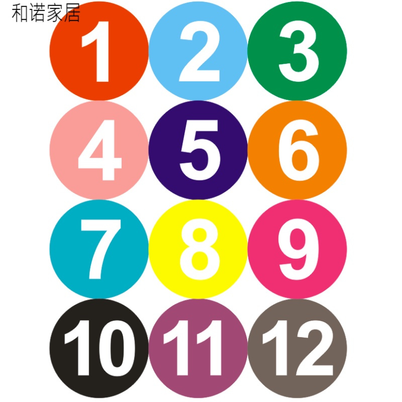 即时贴广告纸 10cm直径时贴贴纸纯色PVC自粘墙纸壁纸刻字贴广告贴数