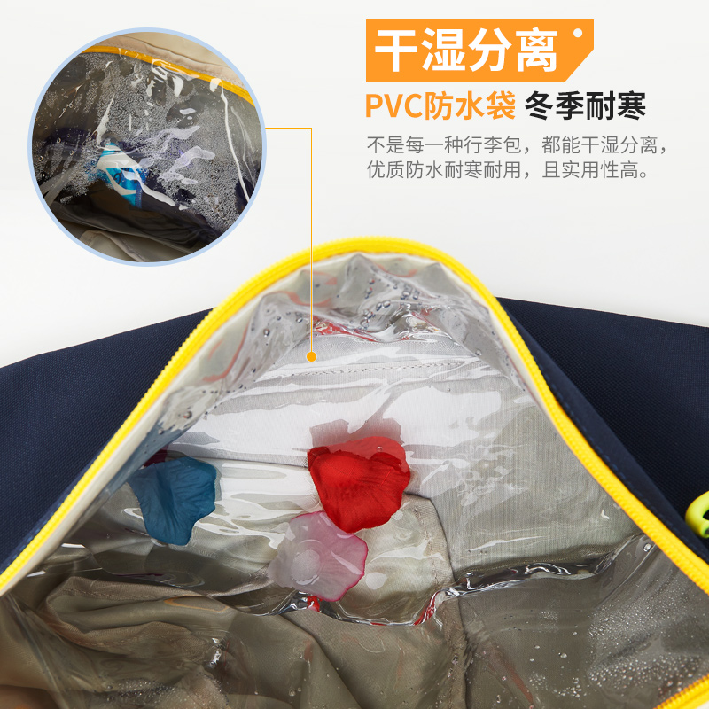 L&M 旅行包户外运动健身包篮球包干湿分离游泳包大容量单独鞋仓商务旅行袋高清大图