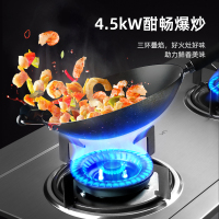优盟(UM)UZ001Z燃气灶液化气灶具煤气灶双灶嵌入式台嵌两用4.2KW大火力煤气炉灶台不锈钢（液化气）