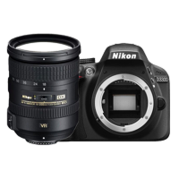 [店保五年]尼康D3300+18-200mm单反套机 入门家用旅游风景旅游摄影摄像一镜走天下 全新港版