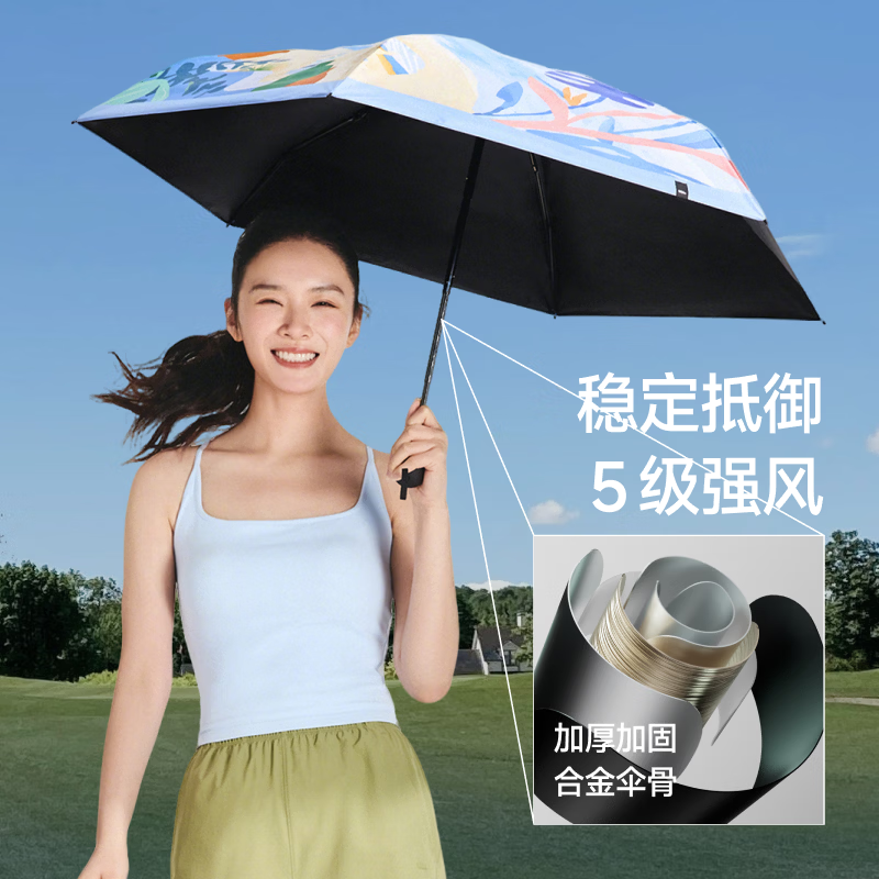 蕉下口袋系列五折伞BM020晴天台花色高清大图