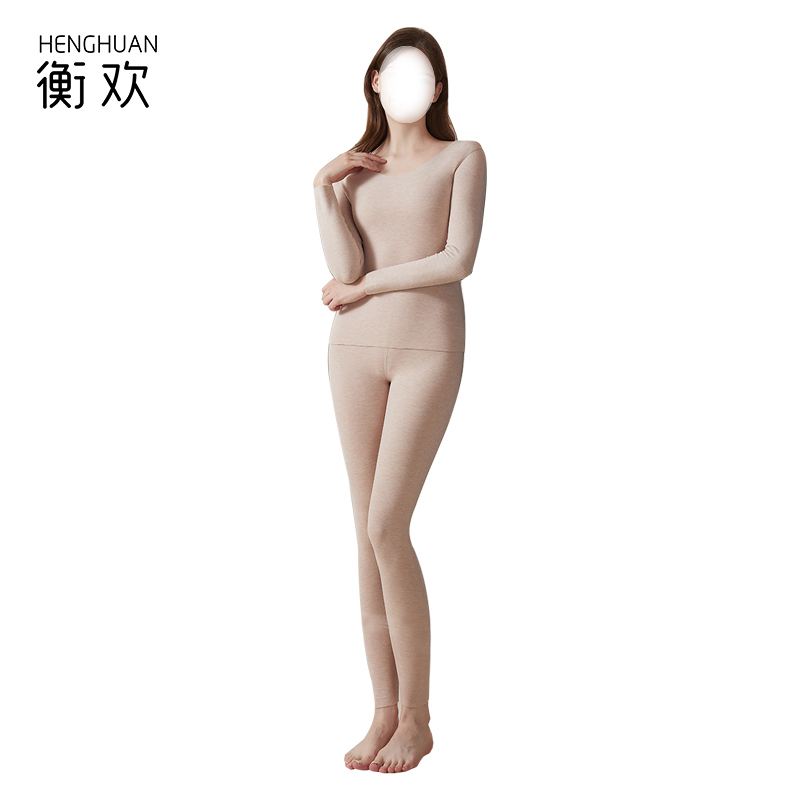 衡欢 圆领无痕保暖内衣 RZ-UB04/套高清大图