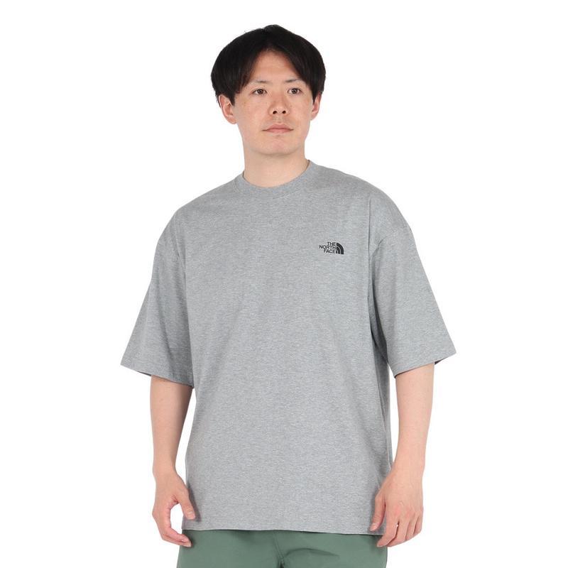 THE NORTH FACE/北面宽松短袖T恤男装有机棉UV防晒户外休闲潮牌Yo