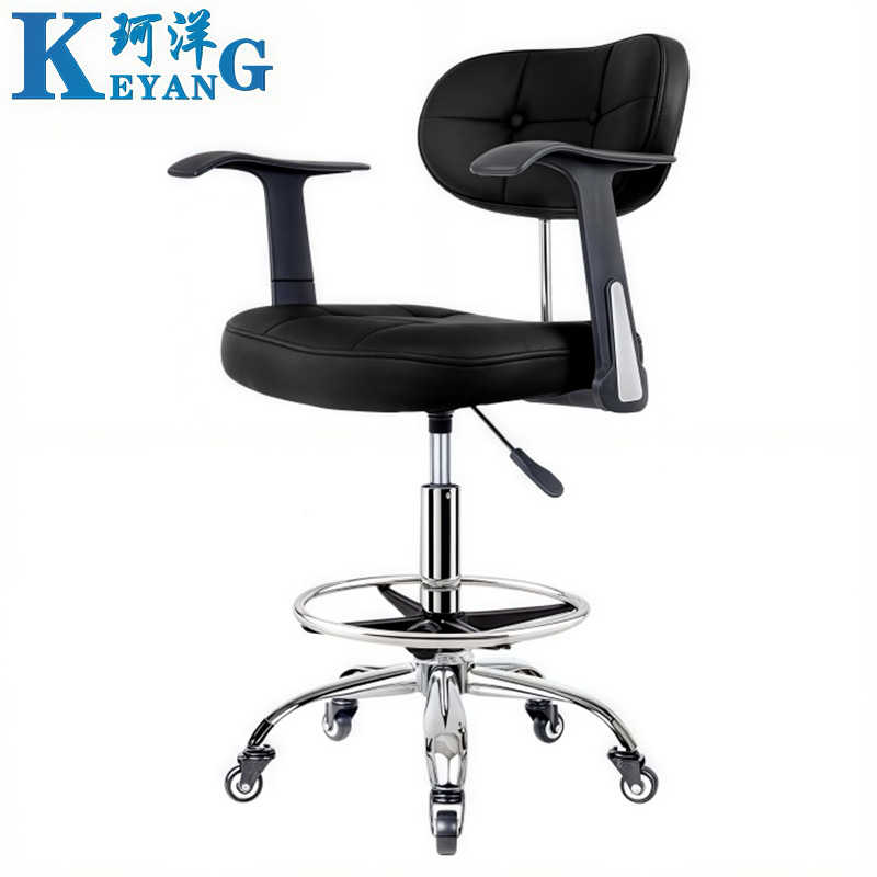 珂洋 吧台椅 滑轮款 把高清大图