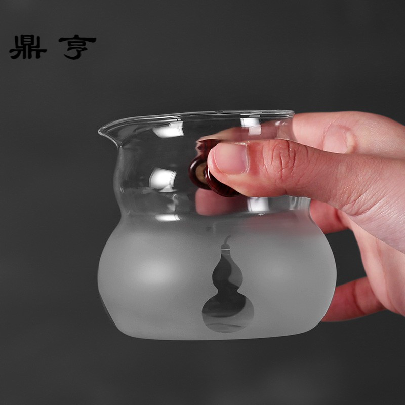 鼎亨玻璃公道杯功夫茶具配件分茶器透明耐热公杯工道茶杯功道小号