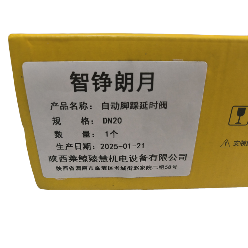 智铮朗月 自动脚踩延时阀 DN20 个高清大图