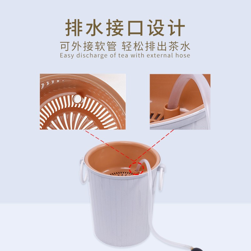茶花(CHAHUA)1235茶渣桶21*24*16cm