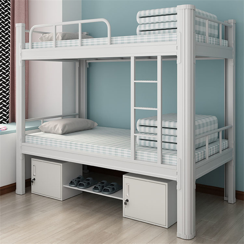 上下床双层床员工学生宿舍床公寓床加厚铁架床19米长上下铺铁床