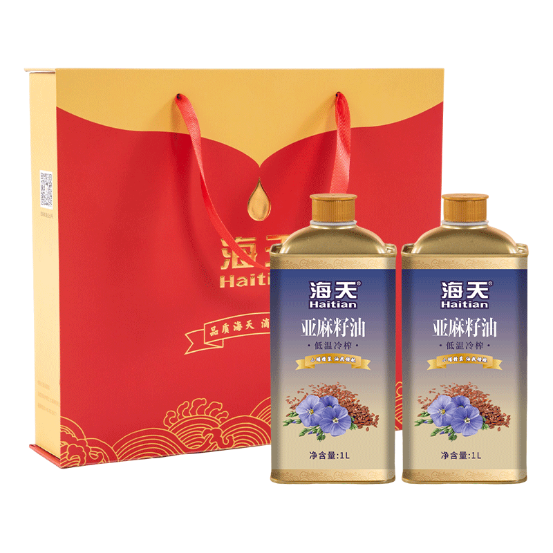 亚麻籽油(1L铁罐*2)