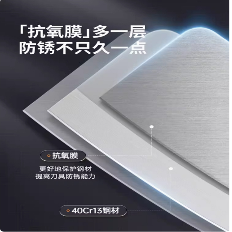 拓杰(飞科)炊大皇鸣刃刀具六件套 CK85771(1件/6个)