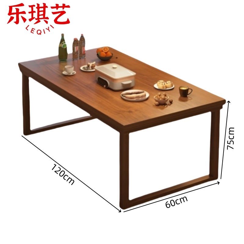 乐琪艺 餐桌 木质(1.2m)张高清大图