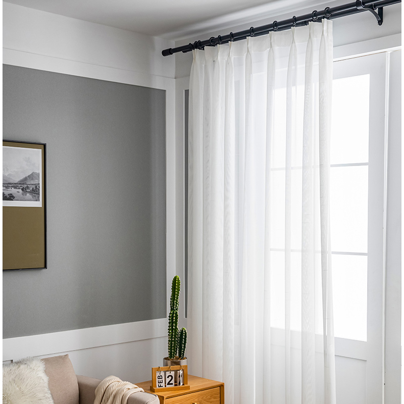 宜沃办公窗帘居家窗帘纱帘半遮光可定制窗帘YW-SL-001半遮光 YW-SL-001半遮光