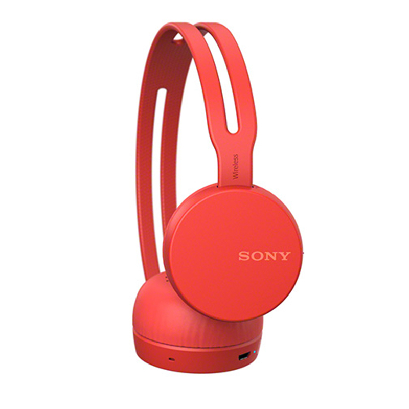 索尼(SONY)WH-CH400(红色)头戴式蓝牙立体声无线耳机