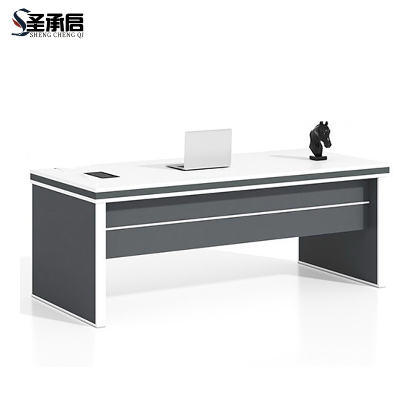 圣承启 老板桌 1.6米张高清大图