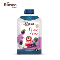 禾泱泱(Rivsea)原装进口 西梅苹果泥 100g 宝宝辅食 果泥 无添加糖盐