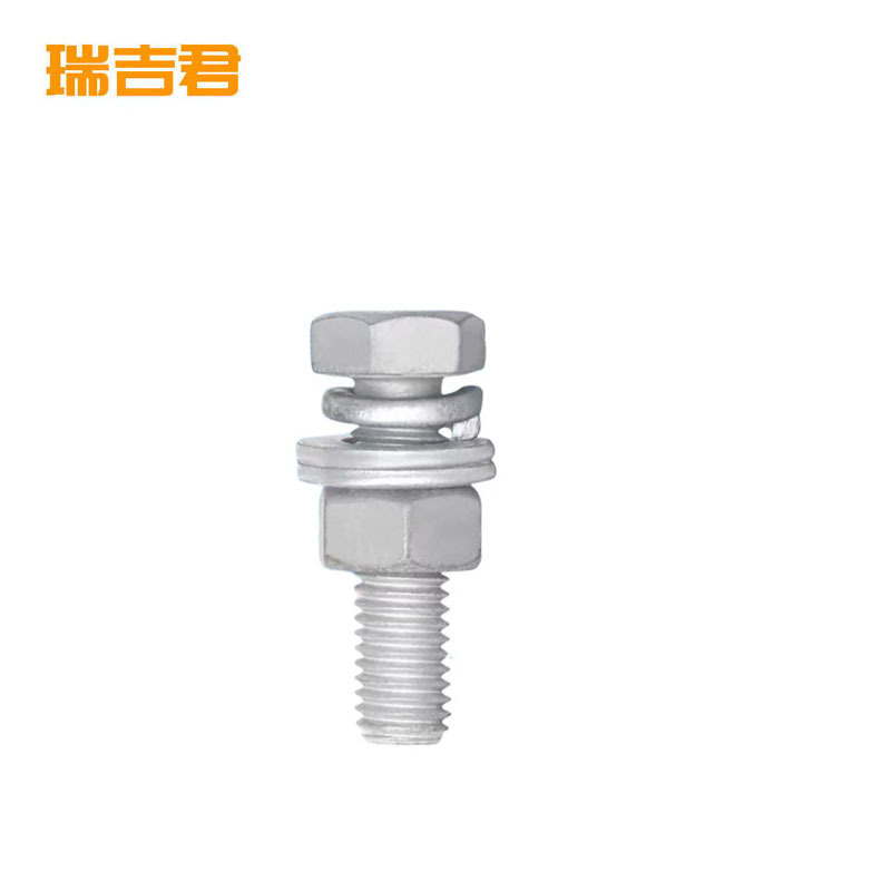 瑞吉君 镀锌穿钉带帽 带垫片带母M16*150mm 套高清大图
