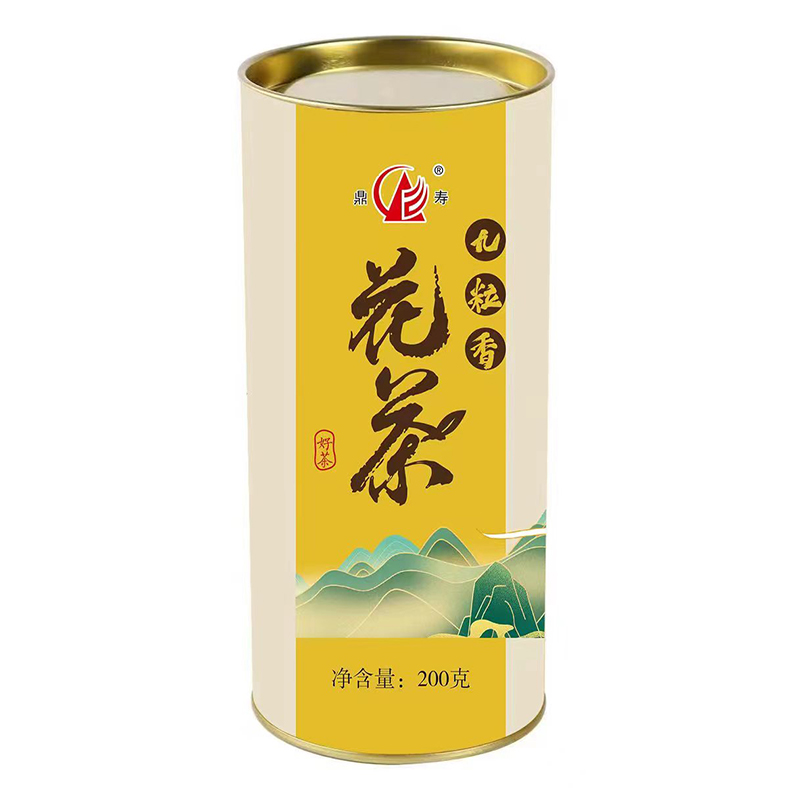 鼎寿九粒香花茶200克/罐高清大图