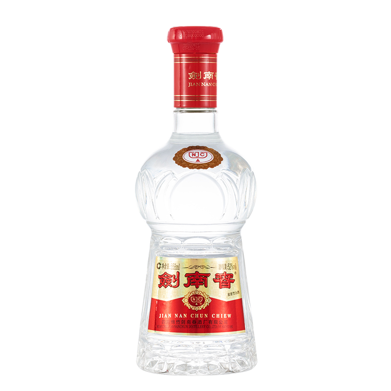 剑南春 水晶剑 52度 单瓶装白酒 558ml 口感浓香型