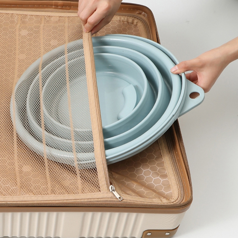 可折叠水桶古达加厚手提家用美术大号户外便携钓鱼小桶洗车塑料桶