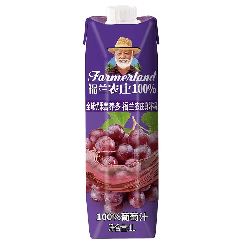 福兰农庄 葡萄汁 1L 瓶