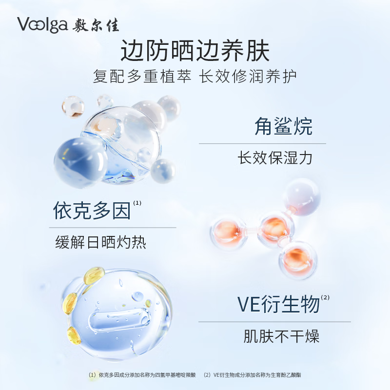 敷尔佳水感清透防晒乳 50g/支高清大图