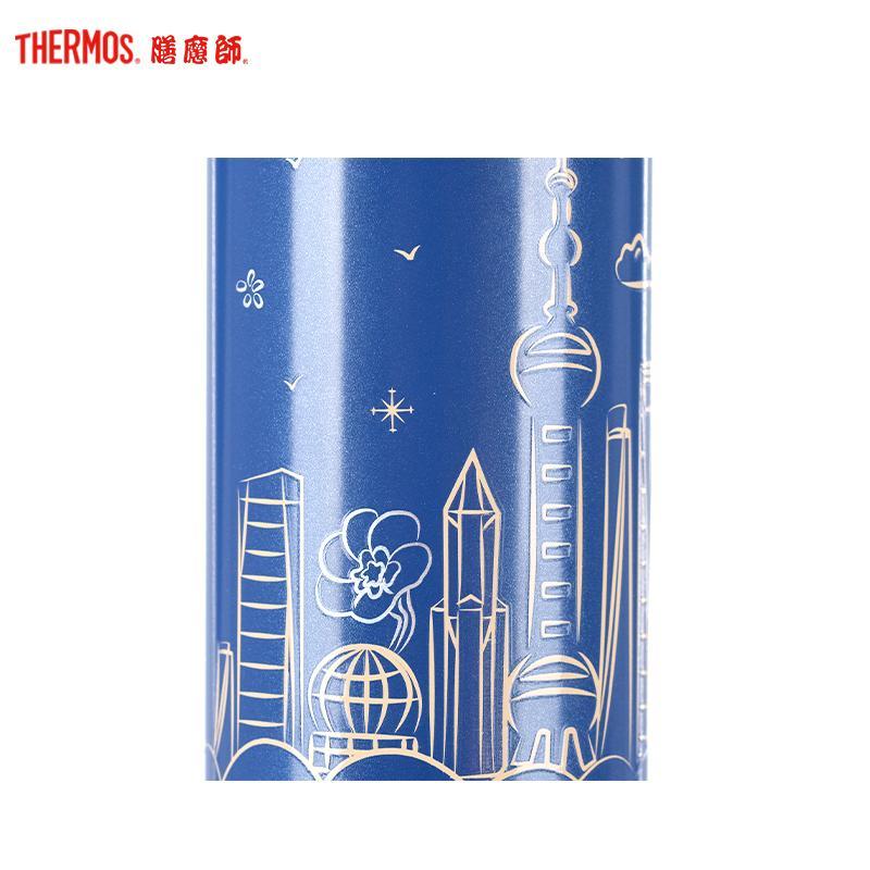 膳魔师城市杯JNL-500不锈钢保温杯 上海-深空蓝 8大城市主题 304不锈钢 500ML家用/通用/Thermos