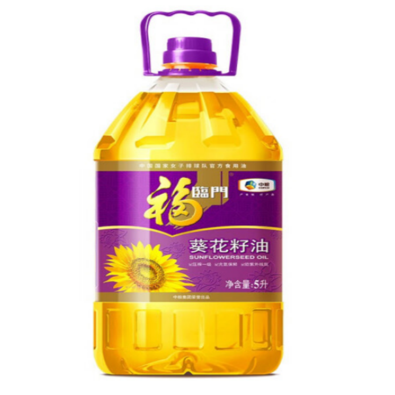 福临门 中粮福临门压榨一级葵花籽油 5l 食用油 物理压榨