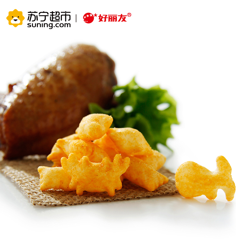 好丽友 好多鱼(蜜香鸡翅味)33g*6盒 休闲零食非油炸烘烤膨化高清大图