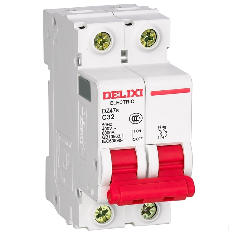 德力西 DELIXI ELECTRIC DZ47S D型 3P 4A 领航者小型断路器 DZ47s D型 3P 4A.