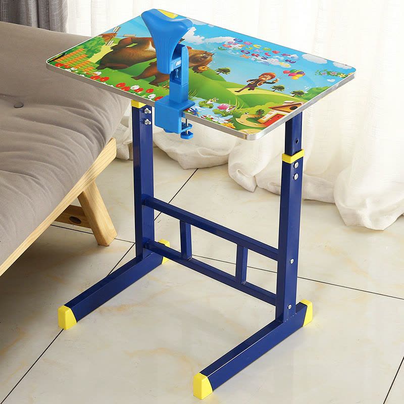 运输破损包补发儿童学习桌椅佩奇熊出没汪汪队床边练写字读书桌 带矫正器 X款式全图版-汪汪队-蓝色图片