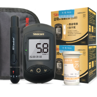 三诺金稳十血糖仪+100片试条套装家用全自动精准测试血糖的仪器语音血糖检测仪免调码糖尿病测血糖测试仪孕妇老人测血糖机器