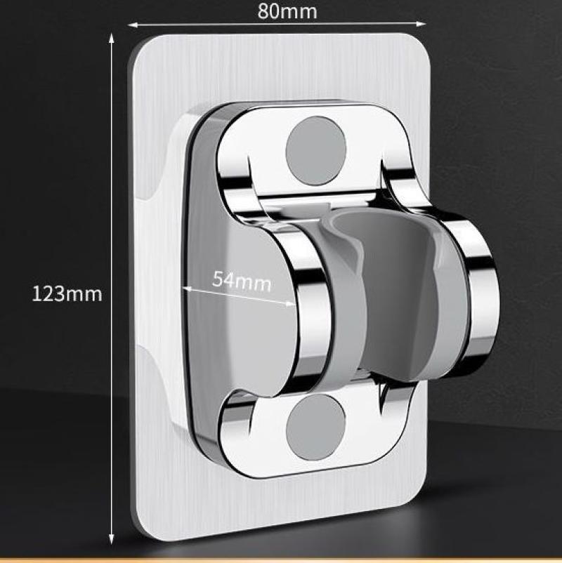 免打孔花洒支架调节喷头花洒底座淋浴套装置物架浴室神器淋浴固定- -- -支架- -【3个装】