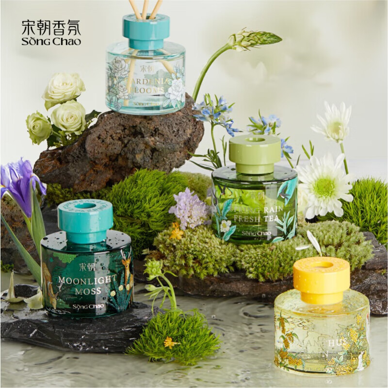 宋朝 繁花之境无火香薰 单瓶 月照青苔 120ml高清大图