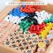 跳棋五子棋象棋飞行棋斗兽棋多功能桌面游戏儿童学生玩具棋|大号加厚二合一:围棋+跳棋