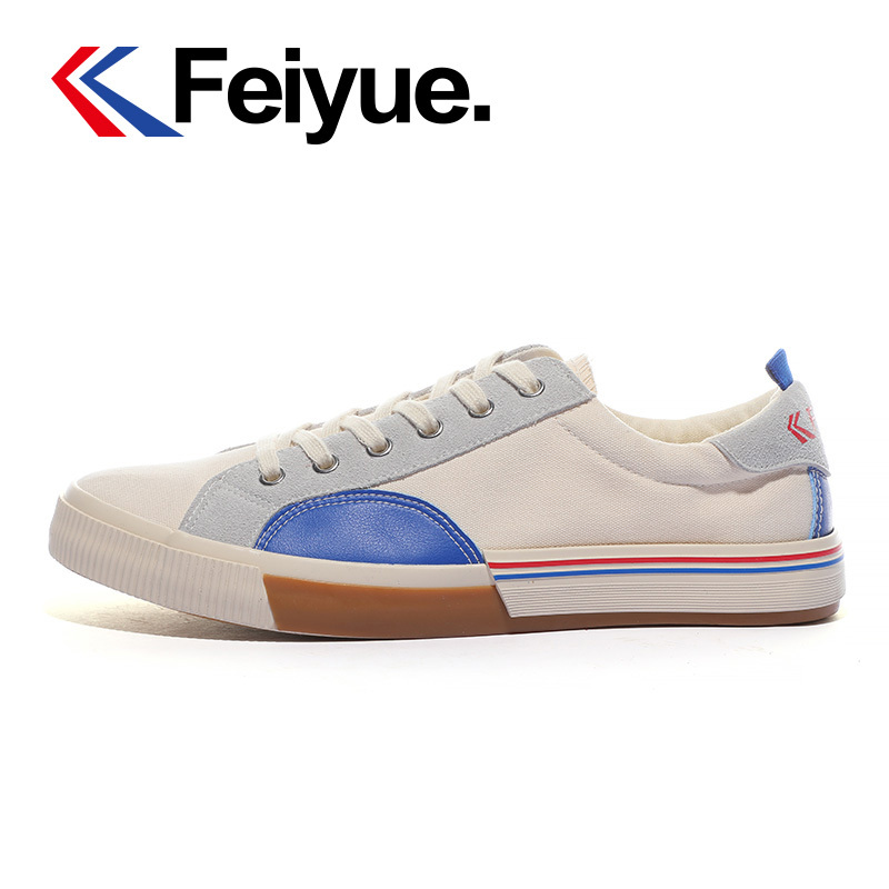 feiyue/飞跃男女帆布鞋新款百搭小白鞋ins板鞋潮