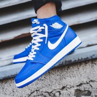 Air Jordan Cyber Monday AJ1 OG乔丹1鸳鸯 黑红芝加哥篮球鞋 皇家白蓝男555088-401