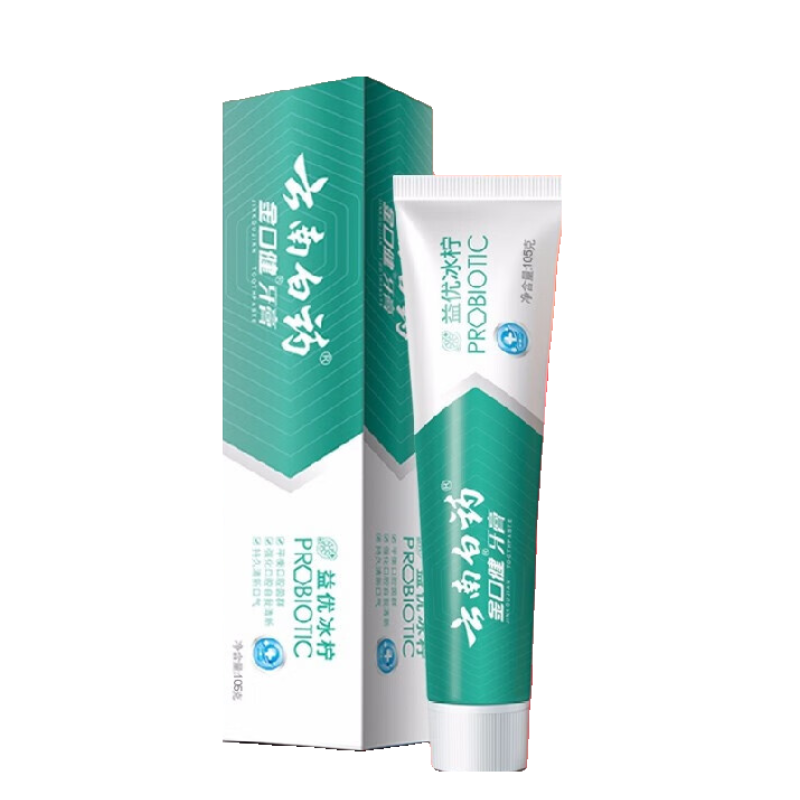 【内蒙地区可发】云南白药金口健益优牙膏(冰柠薄荷)105g-YNBY25022