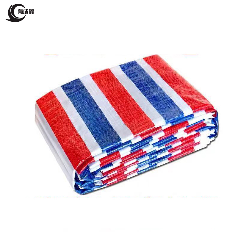 有成鑫 双覆膜彩条布 5米宽44米长 包